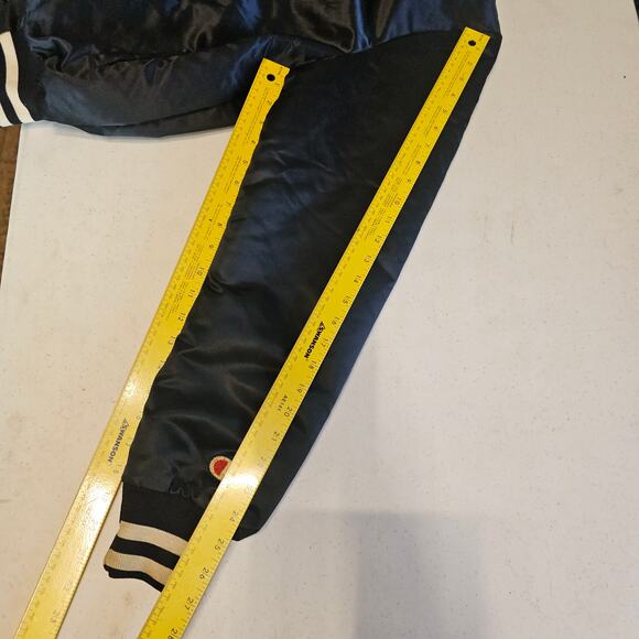 Vintage Champion RUTGERS Pioneers Softball Varsity Coat jacket Women's S 3400 - Picture 7 of 12